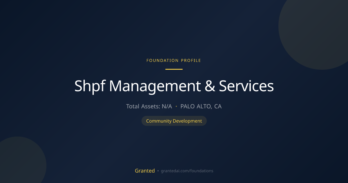 Shpf Management & Services | Granted AI