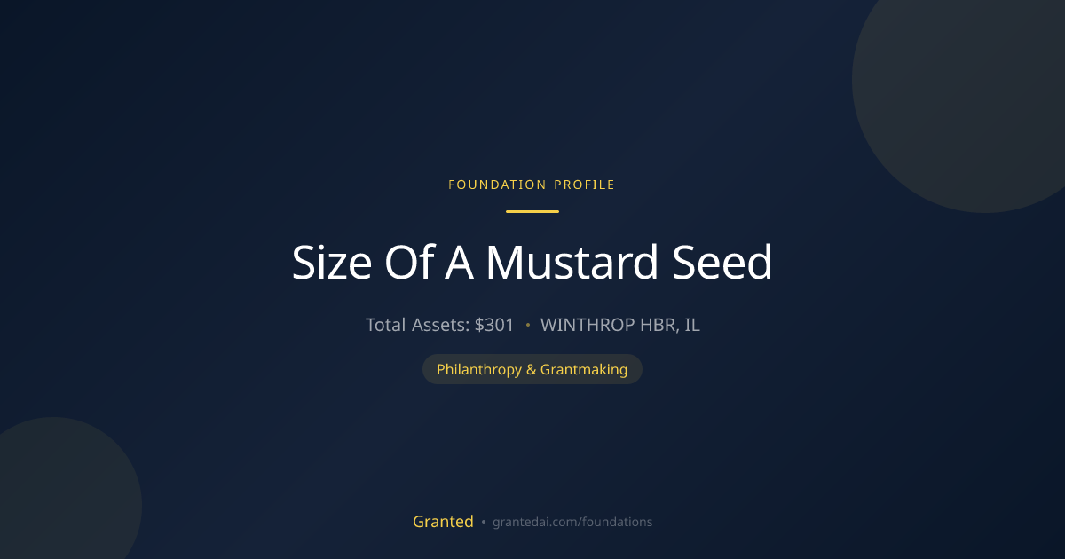 Size Of A Mustard Seed | Granted AI