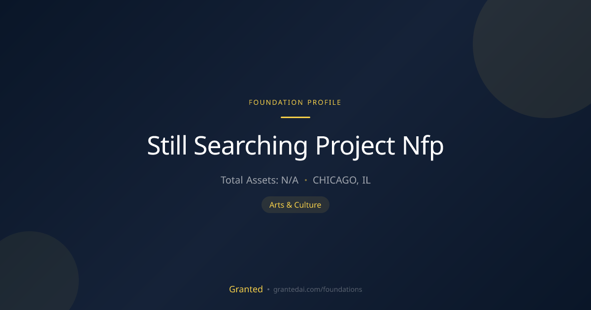 Still Searching Project Nfp | Granted AI