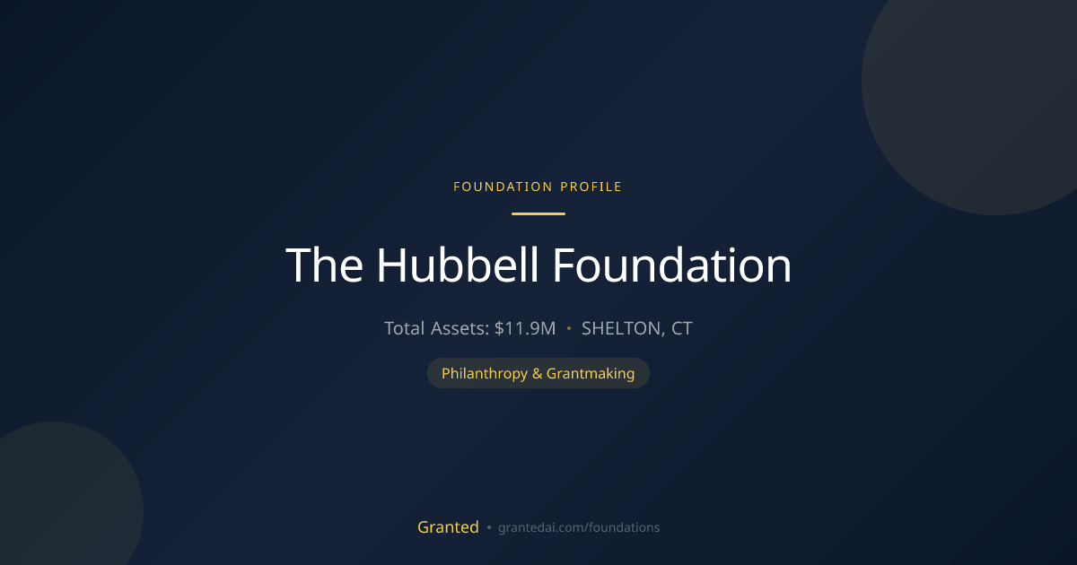The Hubbell Foundation | Granted AI