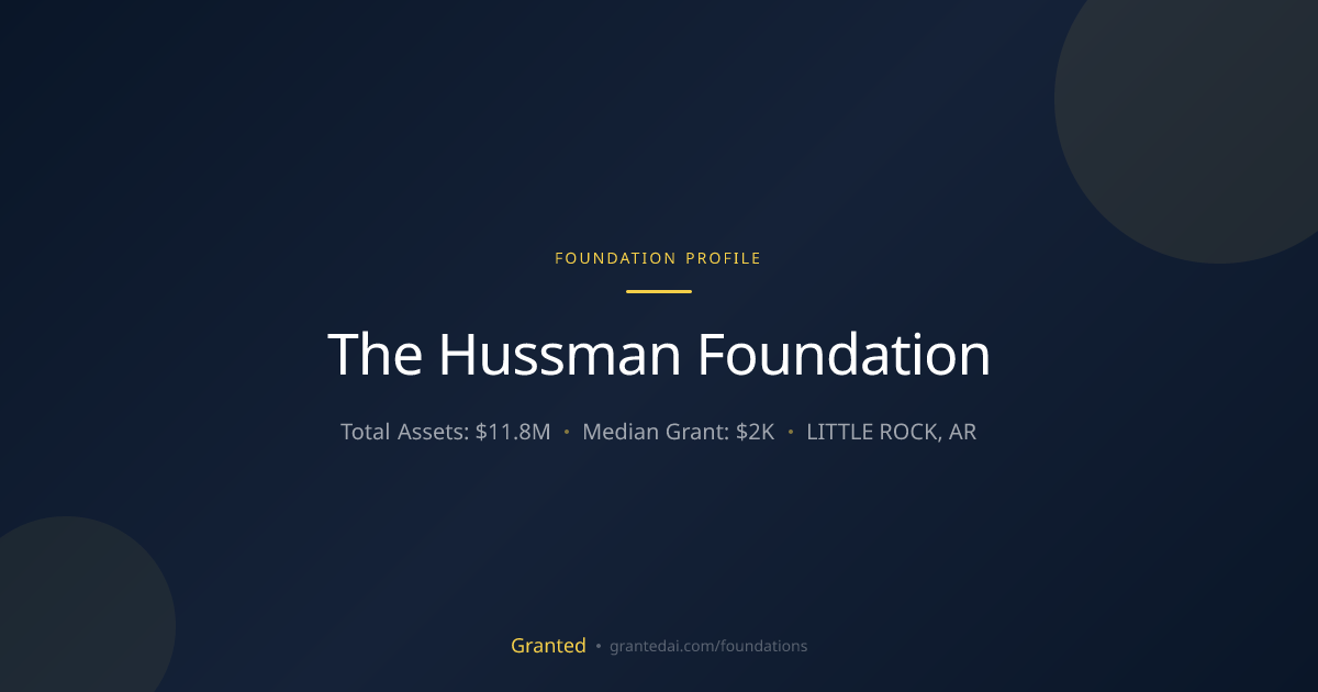 The Hussman Foundation | Granted AI