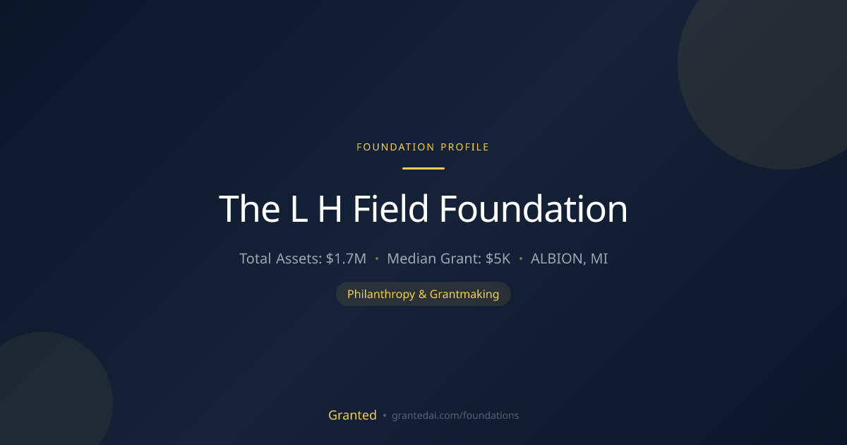 The L H Field Foundation | Granted AI