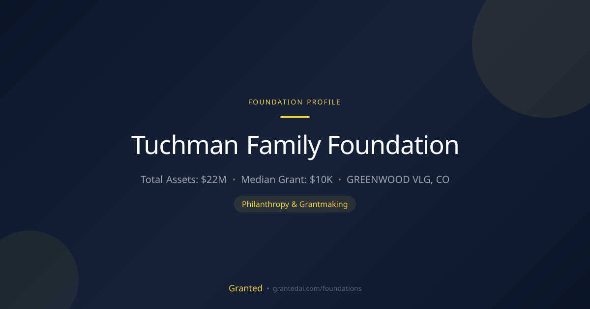 Tuchman Family Foundation | Granted AI