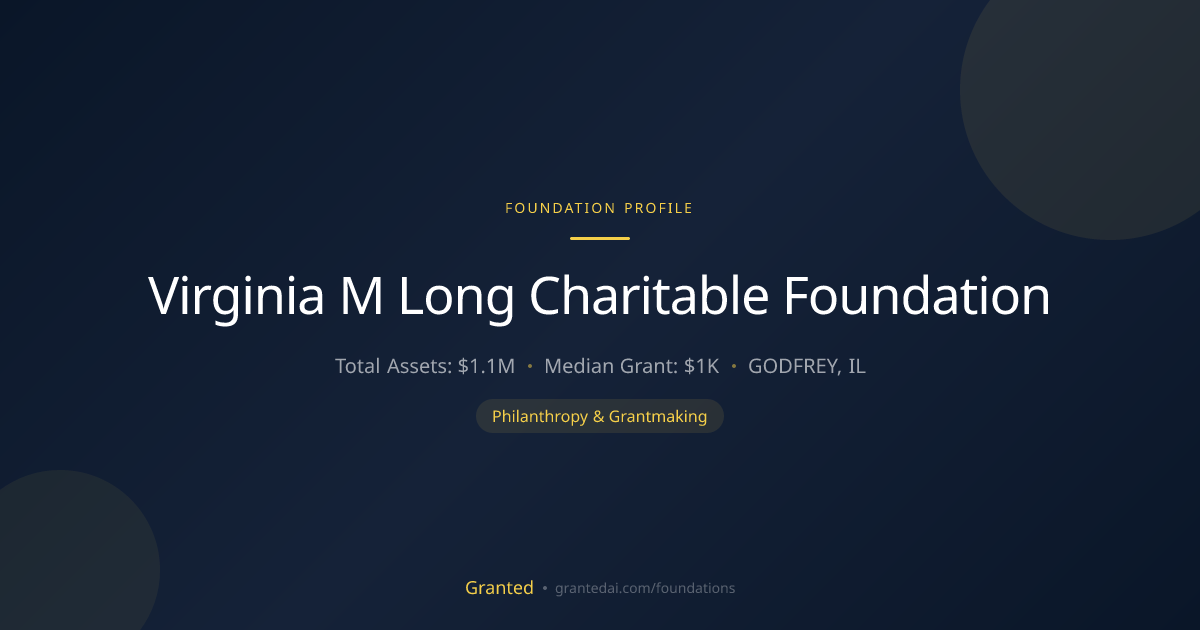 Virginia M Long Charitable Foundation | Granted AI