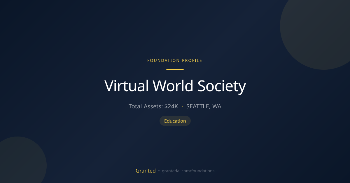 Virtual World Society | Granted AI