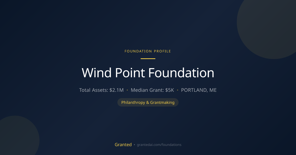 Wind Point Foundation | Granted AI