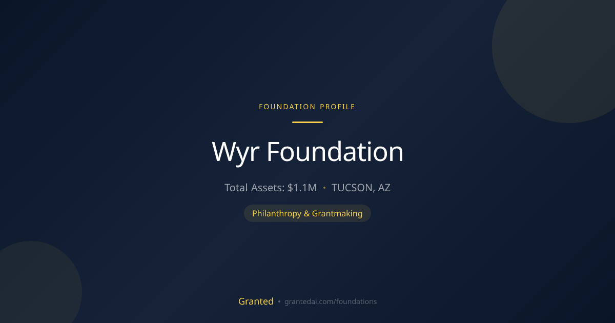 Wyr Foundation | Granted AI