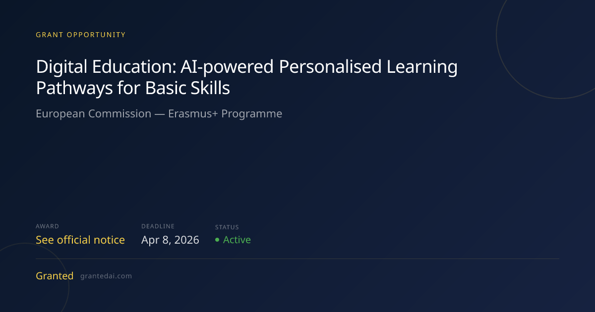 Digital Education: AI-powered Personalised Learning Pathways for Basic ...