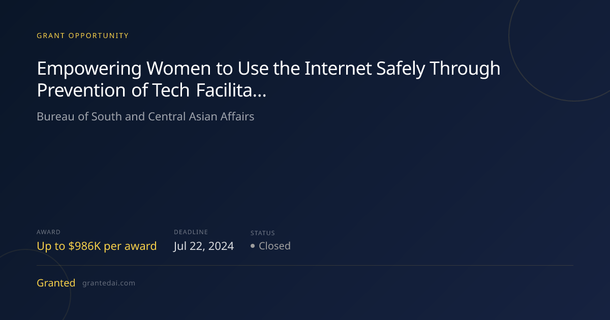 Empowering Women to Use the Internet Safely Through Prevention of Tech ...