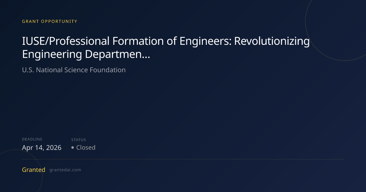 IUSE/Professional Formation of Engineers: Revolutionizing Engineering ...