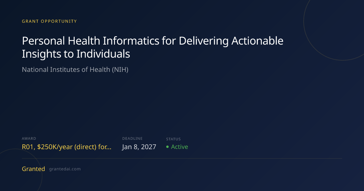 Personal Health Informatics for Delivering Actionable Insights to ...