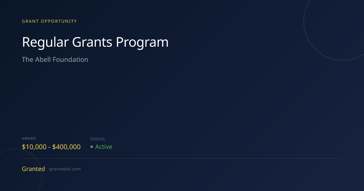 For Nonprofits: Regular Grants Program up to $400K | Granted AI