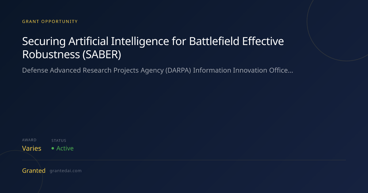 Securing Artificial Intelligence for Battlefield Effective Robustness ...