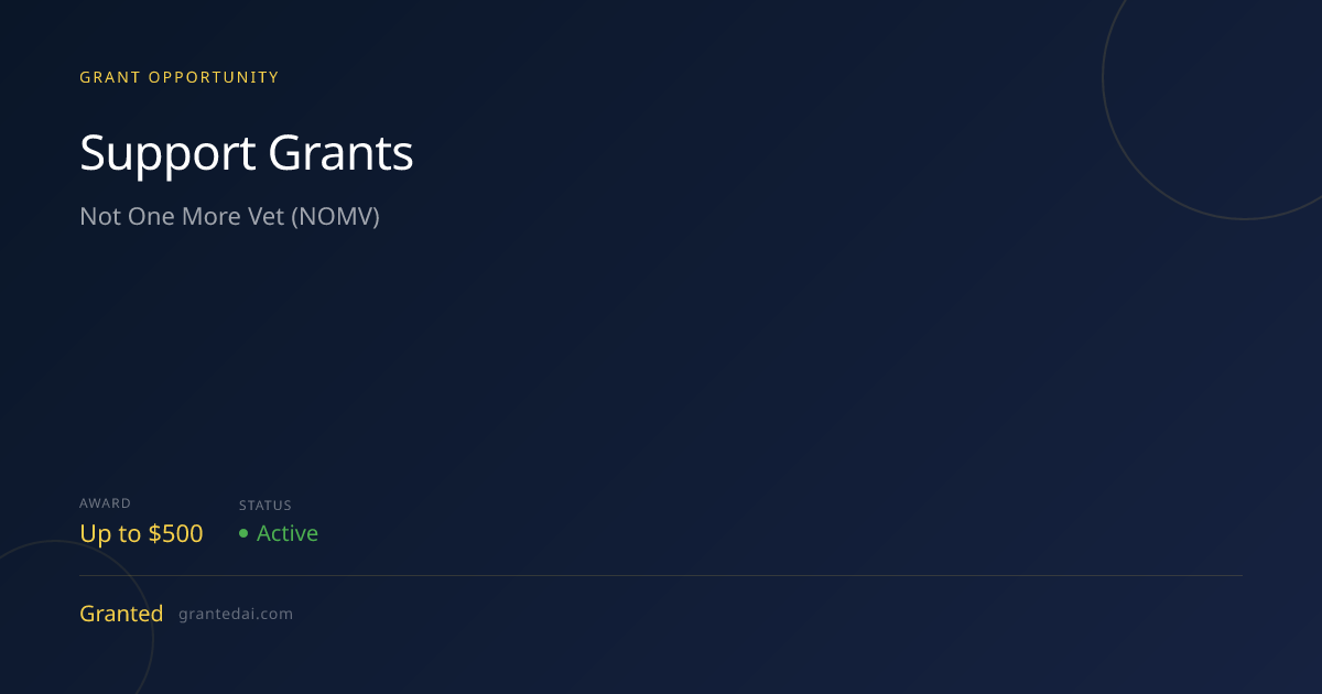 Support Grants (2026) | Granted AI