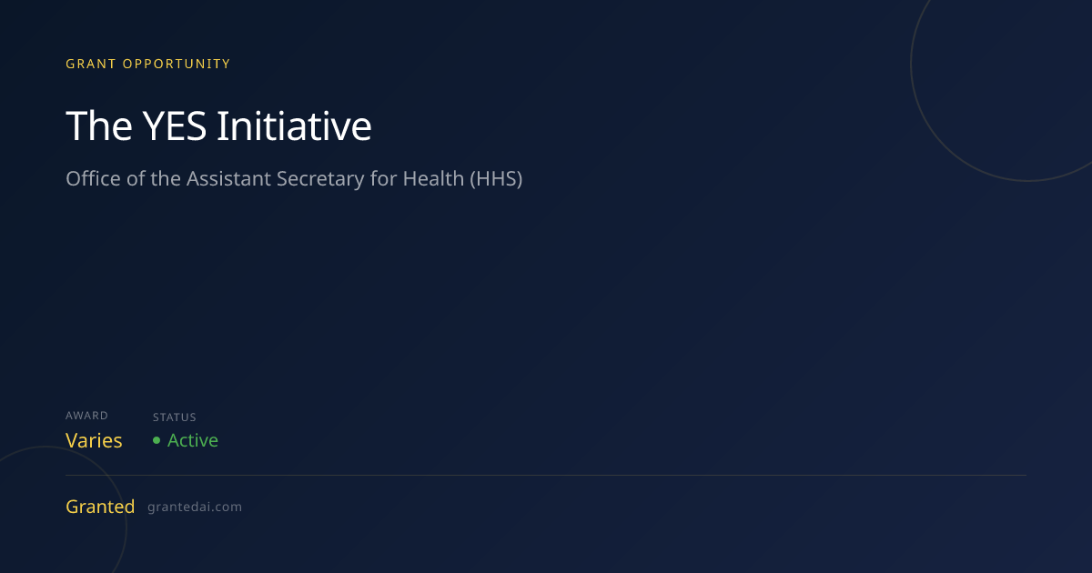 The YES Initiative (2026) | Granted AI