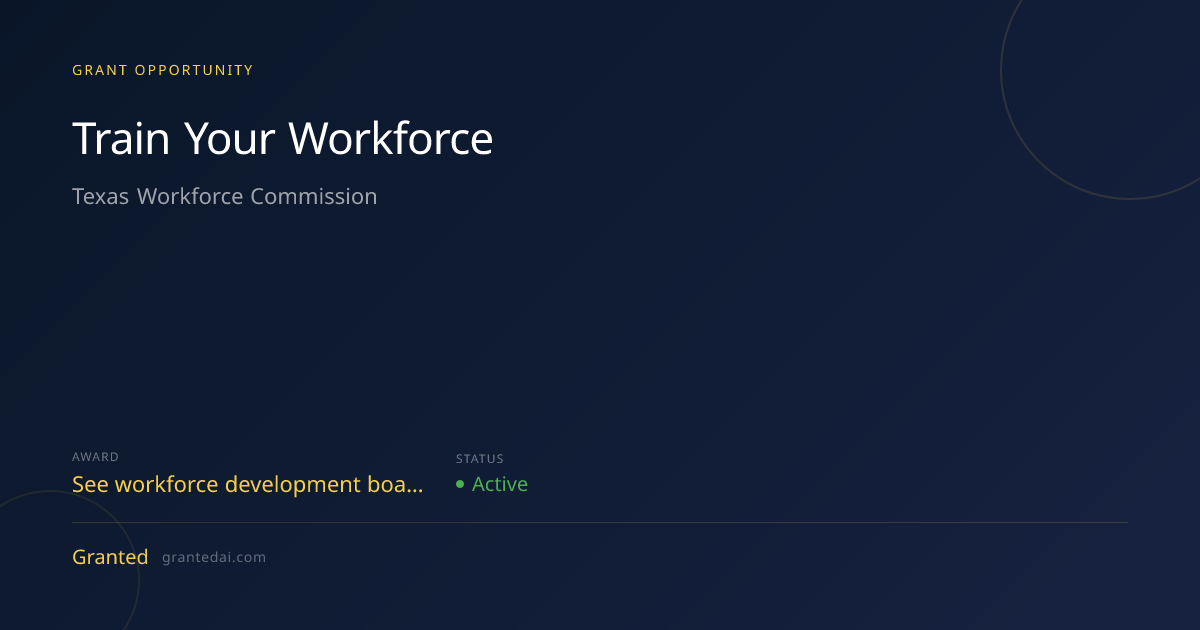 Train Your Workforce (2026) | Granted AI